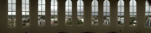 Panorama from in the court house tower in the center of town. 