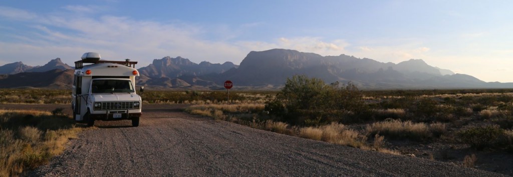 Edna at the Chisos Mountains in Beg Bend National Park.