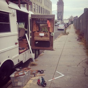 Woodworking on the streets of Brooklyn - is this legal?
