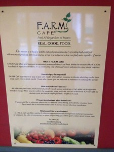 The wonderful FARM Cafe in Boone, NC. 